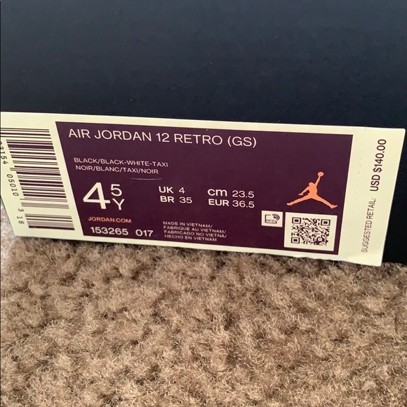 Jordan Retro 12 reverse taxi - Picture 5 of 6